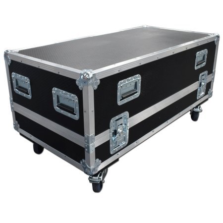 Twin Speaker Flightcase for Martin Audio AQ12 With 150mm Storage Compartment 